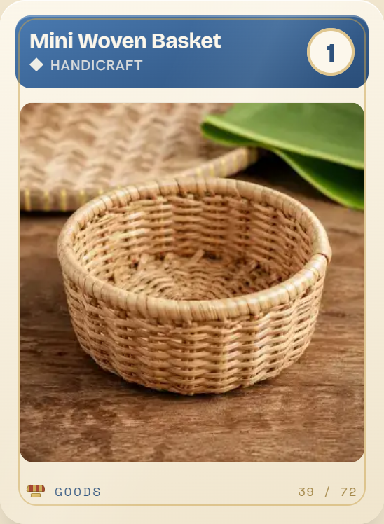Mini Woven Basket